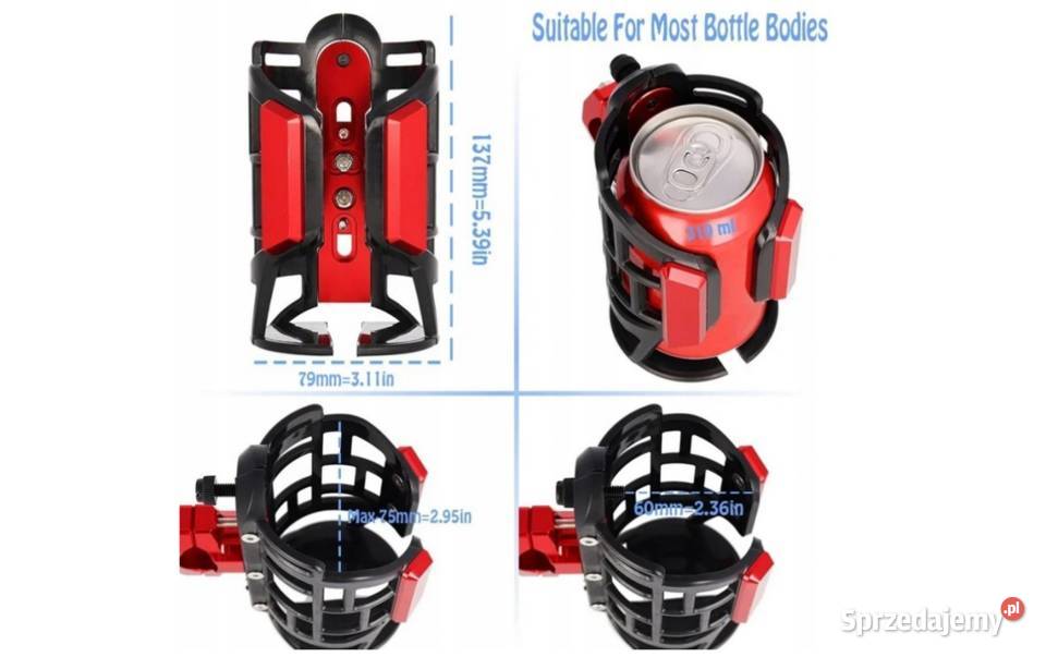 UCHWYT NA NAPOJE DO MOTOCYKLA SKUTERA ROWERU Sosnowiec