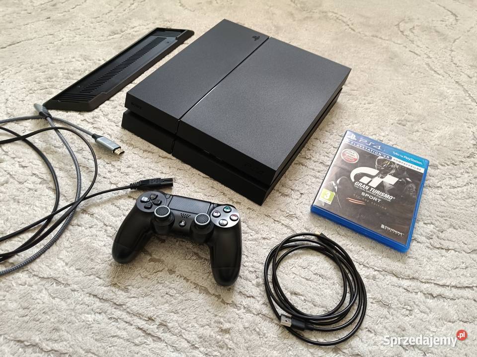PlayStation 4 CUH1216A 1TB pad okablowanieGran Pruszków