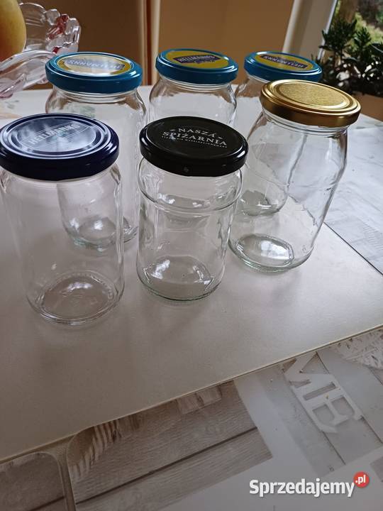 Słoiki na przetwory czyste z nakrętkami łódzkie