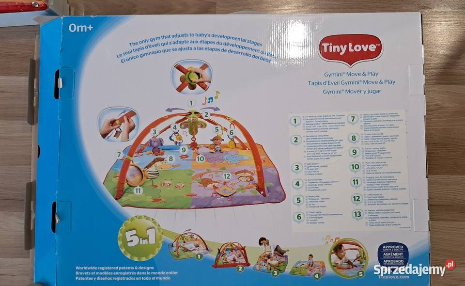 Mata Edukacyjna Tiny Love Gymini Move Play 5w1 Meble Bochnia