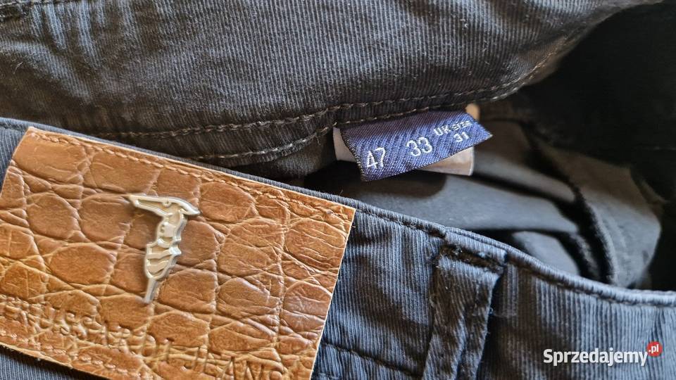 Spodnie Trussardi jeans 33 damskie czarne Spodnie Lublin