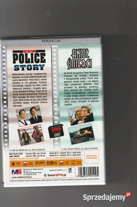 NOWA POLICYJNA OPOWIEŚĆ ANIOŁ ŚMIERCI DVD