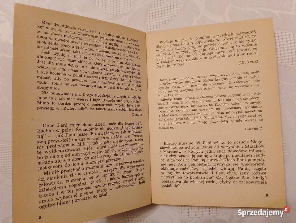 Książka SERCE W ROZTERCE Zofia Bystrzycka zbiór wielkopolskie Oborniki
