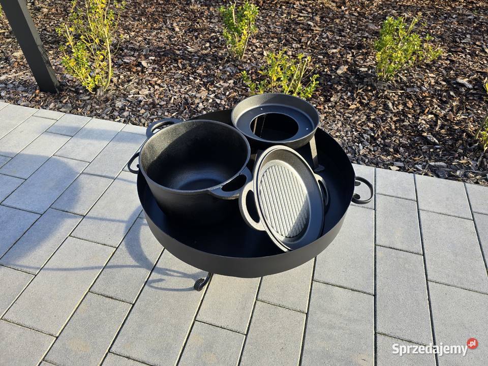 Kociolek zeliwny 8 litrów 3w1 Kociołki Piaseczno