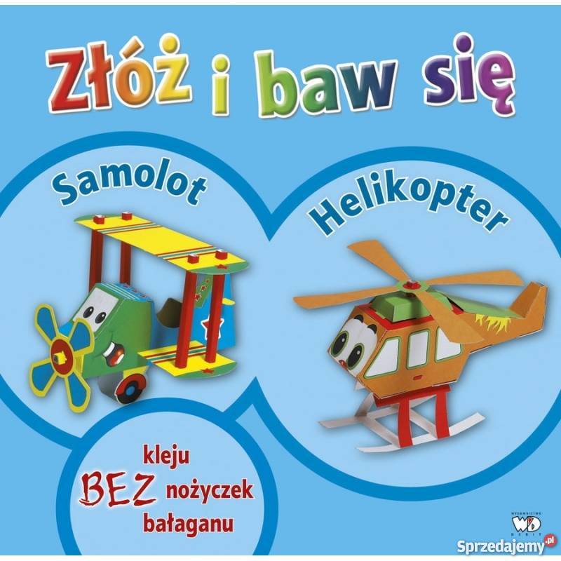 Złóż i baw się Samolot Helikopter dla przedszkolaków (3-5 lat)  mazowieckie Warszawa