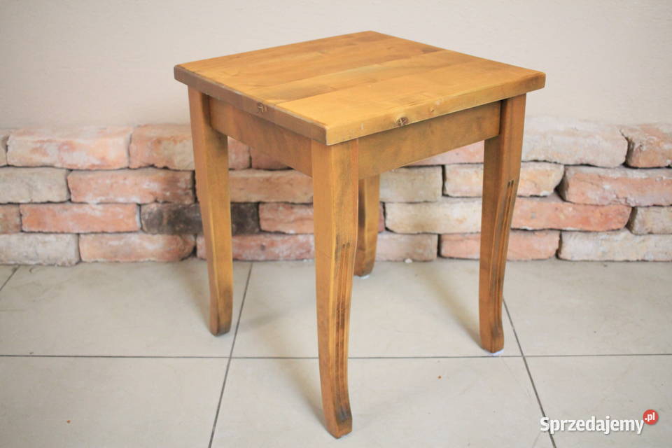 Taboret lite drewno piękne wykonanie Pszczyna