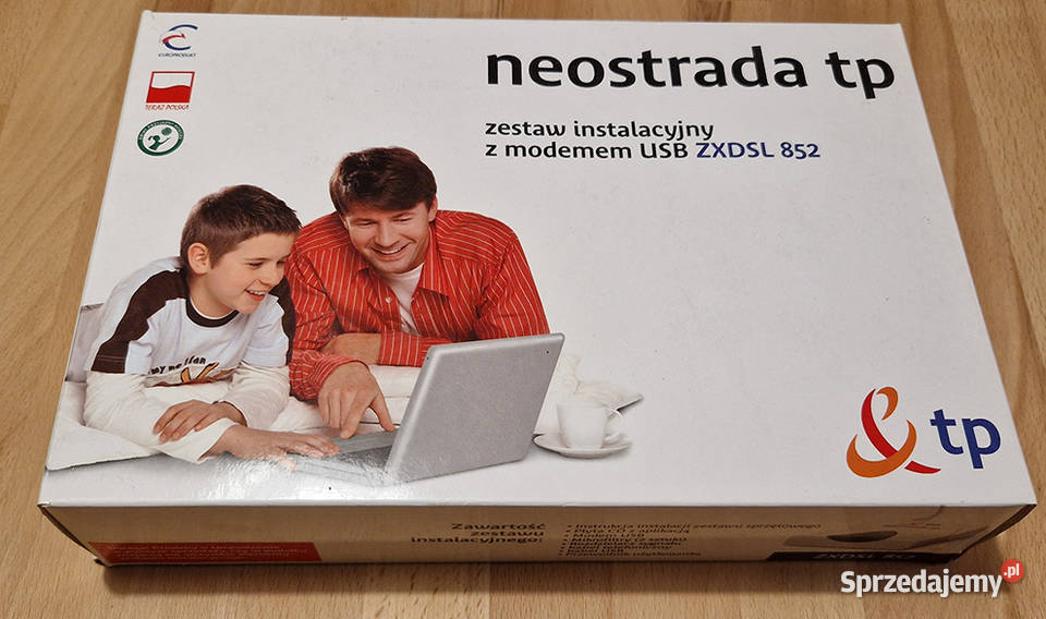 Modem USB ADSL ZXDSL 852 Neostrada TP zestaw DSL Komputery i Akcesoria łódzkie Wieluń