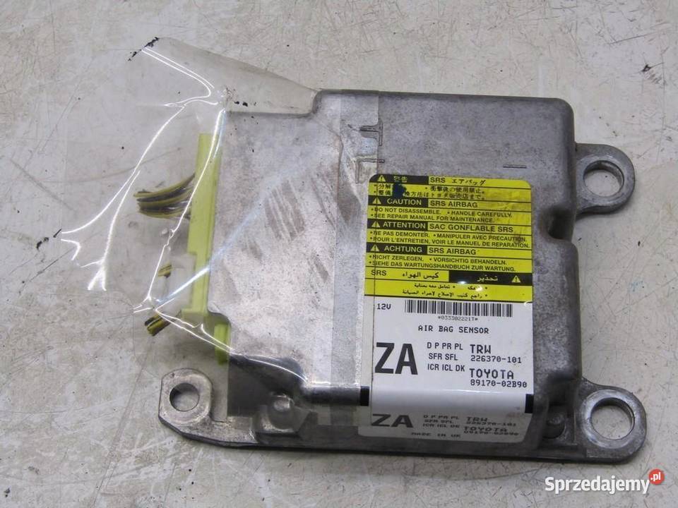 MODUŁ SENSOR PODUSZEK POWIETRZNYCH TOYOTA AURIS