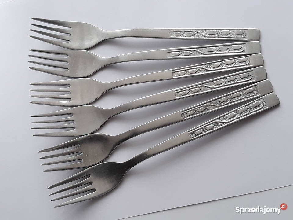 Widelce obiadowe 2 KONWALIE Gerlach sztućce PRL śląskie Dąbrowa Górnicza