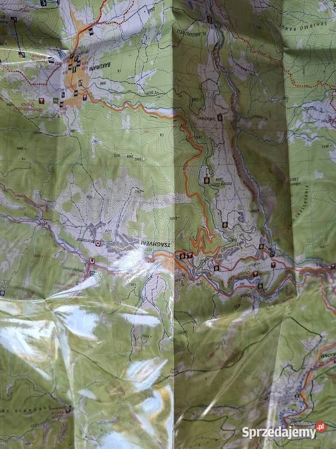 GruzjaTrekking Maps 15000 Borjomi Gorge małopolskie sprzedam