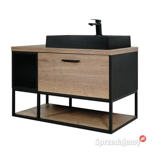 Szafka pod umywalkę 1001sk z blatem wisząca loft Biłgoraj