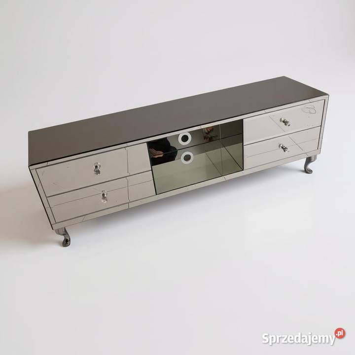 Komoda RTV salon lustrzana glamour OKAZJA Szafki wielkopolskie Kępno