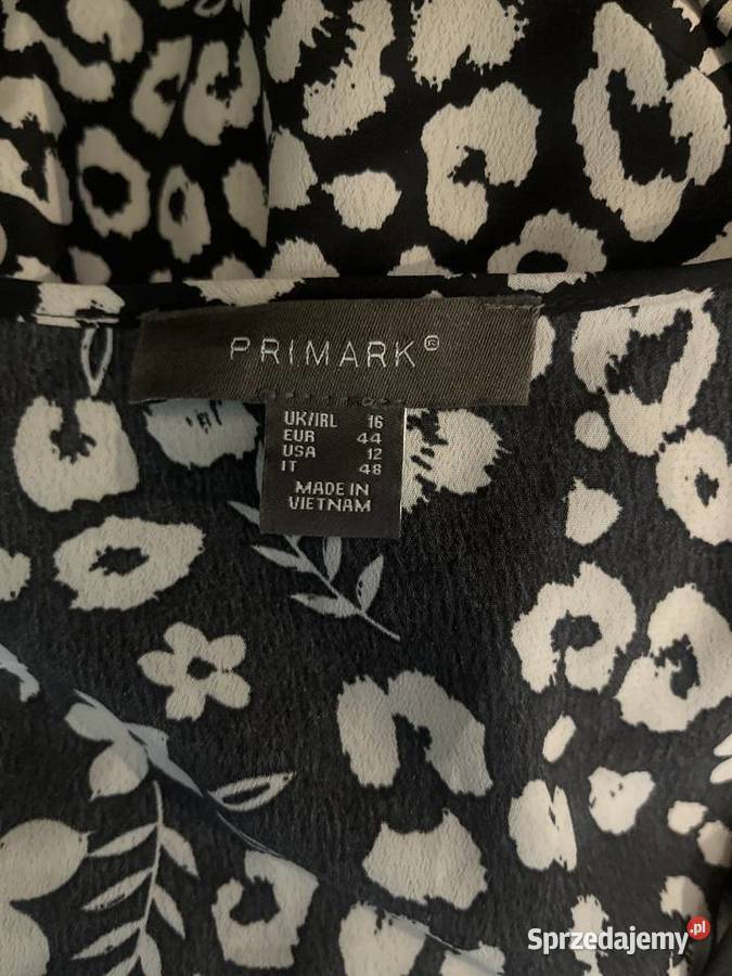 Primark sukienka modny wzór kwiaty floral hit Długość Midi