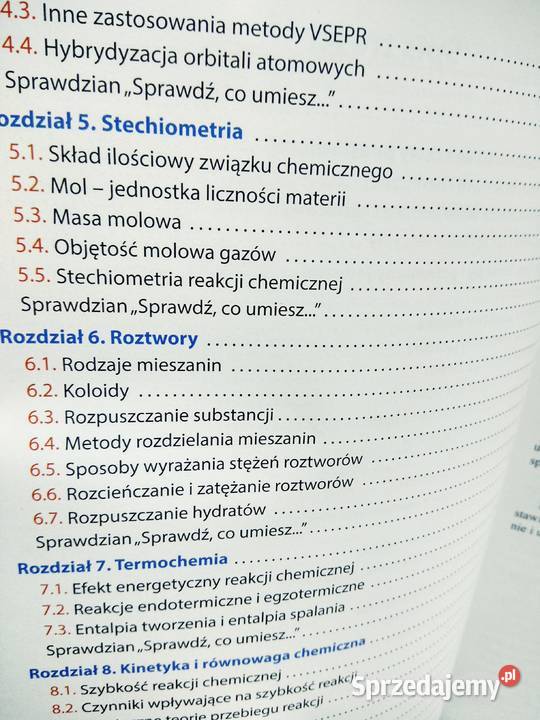 Chemia Pazdro rozszerzenie szkolne używane mazowieckie Warszawa