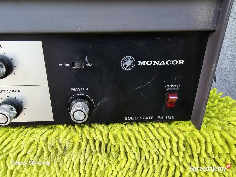wzmacniacz monacor pa1125 vintage