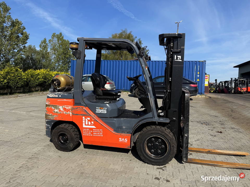 wózek widłowy TOYOTA 8FGJF35 3500 430m silnik 4Y Działoszyn