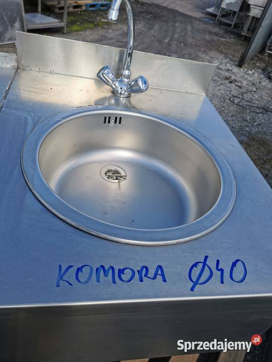 Stół z dwoma zlewami 430x70x80 wielkopolskie Krotoszyn sprzedam