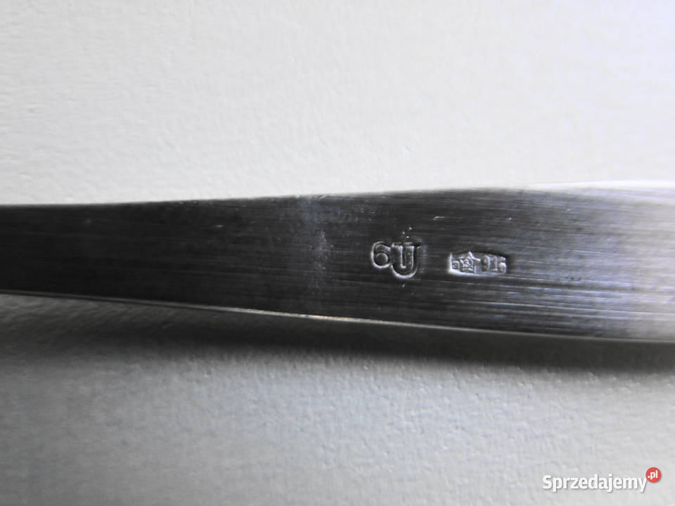 6 łyżeczek Ag916 lata 70te ub stul ZSRR Warszawa