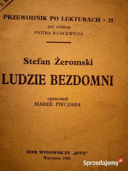 Ludzie bezdomni Żeromski biblioteka analizy Rok wydania 2001 Warszawa