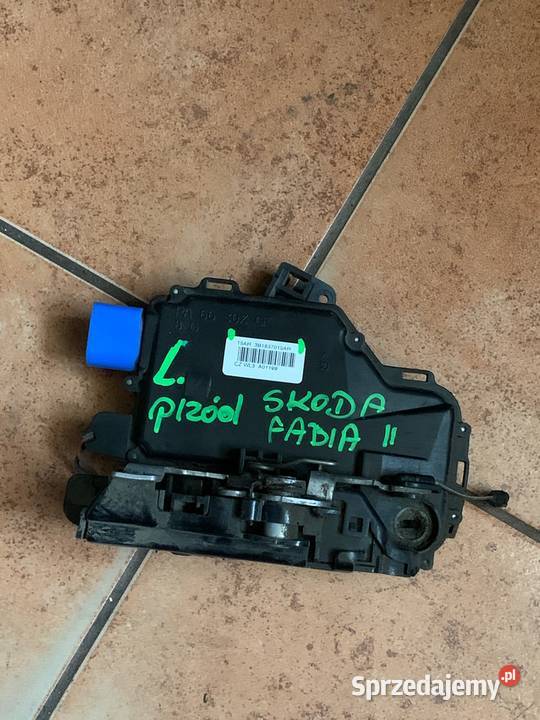 Zamek lewy przód Skoda Fabia II 8 pin Margonin