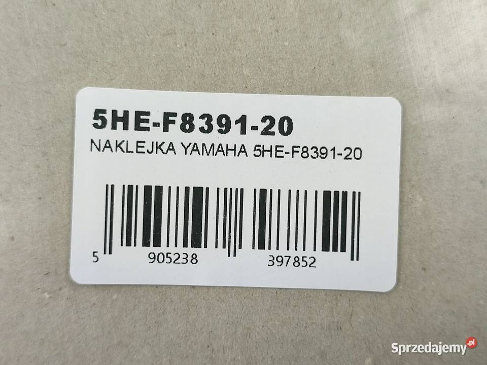 NAKLEJKA NA BOCZEK PRAWY YAMAHA YZFR125 2007 sprzedam