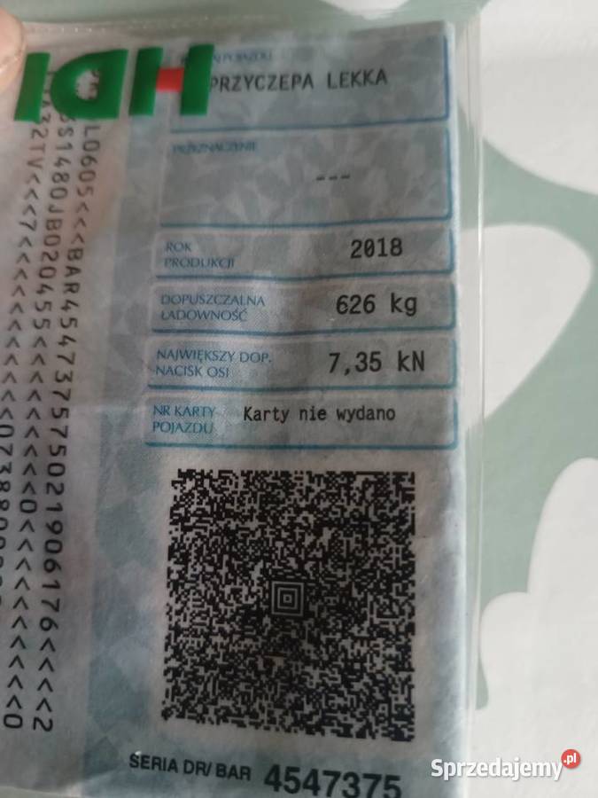 Przyczepka samochodowa Martz Do samochodów osobowych Janów Lubelski