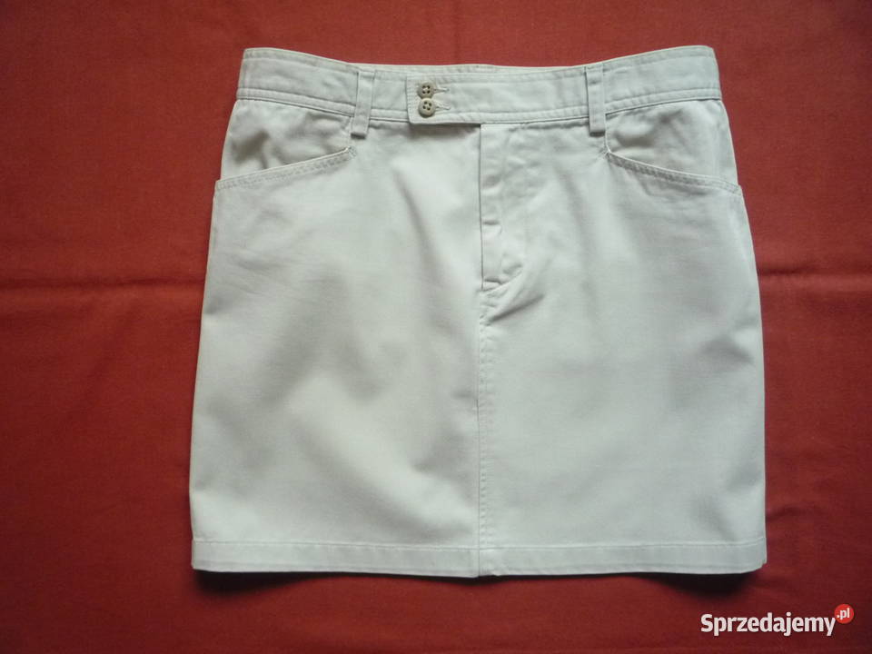 Ralph Lauren Sport 36S Spódniczka beżowa bawełna brązowy/beżowy Szczecin