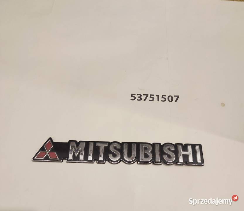 Mitsubishi emblemat znaczek dolnośląskie Lubin