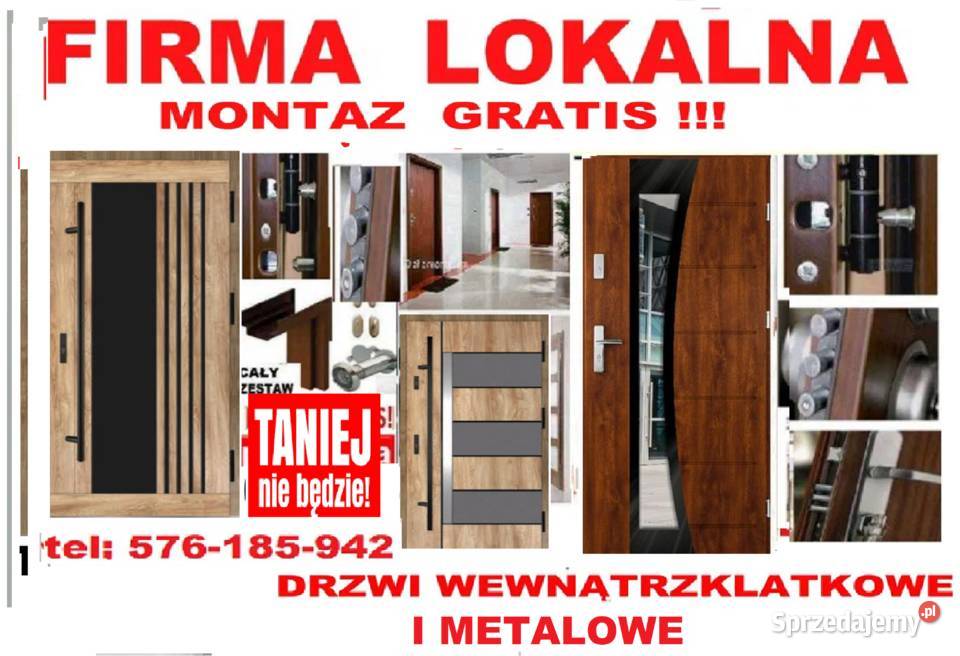Ocieplone DRZWI zewnętrzne antywłamaniowe łódzkie Brzeziny