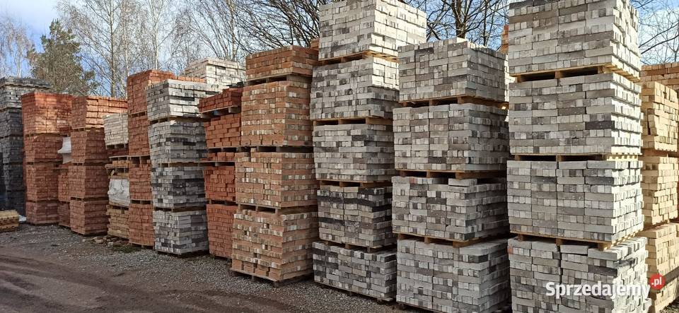 Cegła ręcznie formowana 55gr poniemiecka śląskie Kochcice