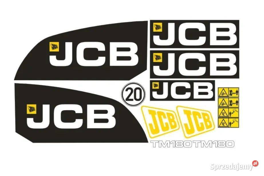 Naklejki oklejenie naklejka JCB TM 180 Zamiennik Janików