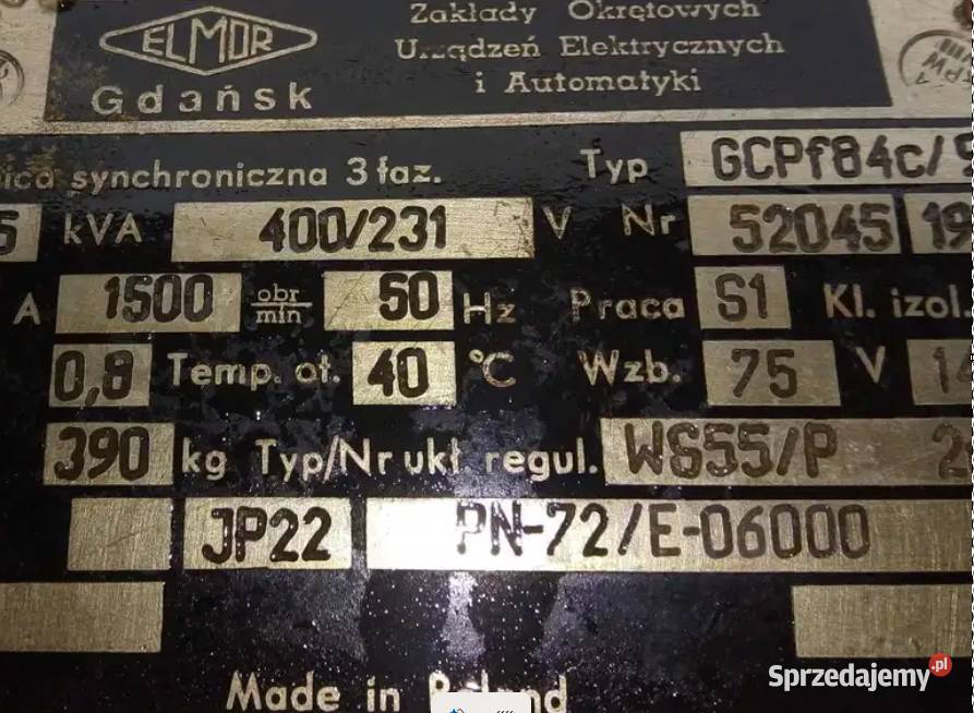 Agregat PAD36 55kVA Rolnictwo