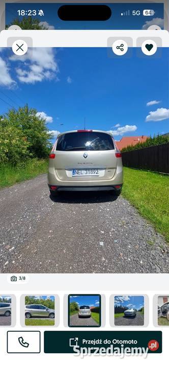 Renault grand scenic 3 czujnik deszczu