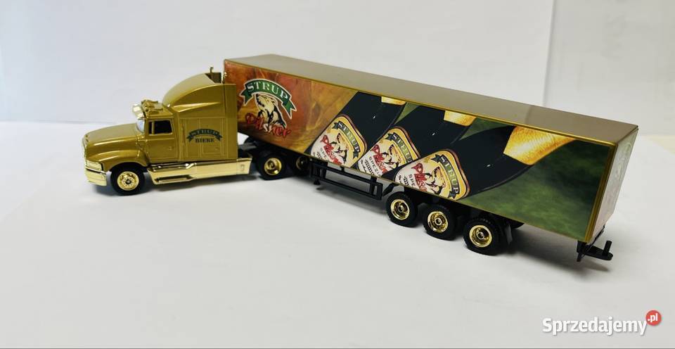 Kolekcjonerski model auta ciężarówki TIR z