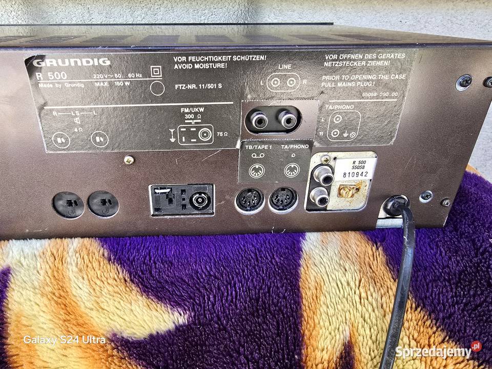 klasyczny amplituner grundig r500 stereo Chełm Śląski sprzedam