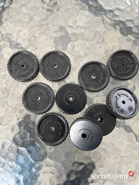 Pokrętła do kaloryferów PRL loft stare Kadłub Turawski