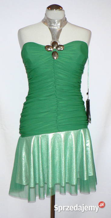 KOKONimprezowa sukienkanowaSM zielony Łódź sprzedam