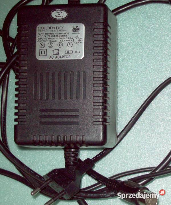Adapter ac Colorado memory systems model Pozostałe Ksawerów