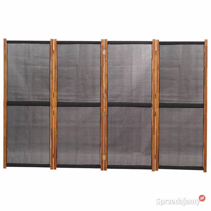 Parawan 4panelowy czarny 280 x 180 WM319180 Pozostałe Warszawa