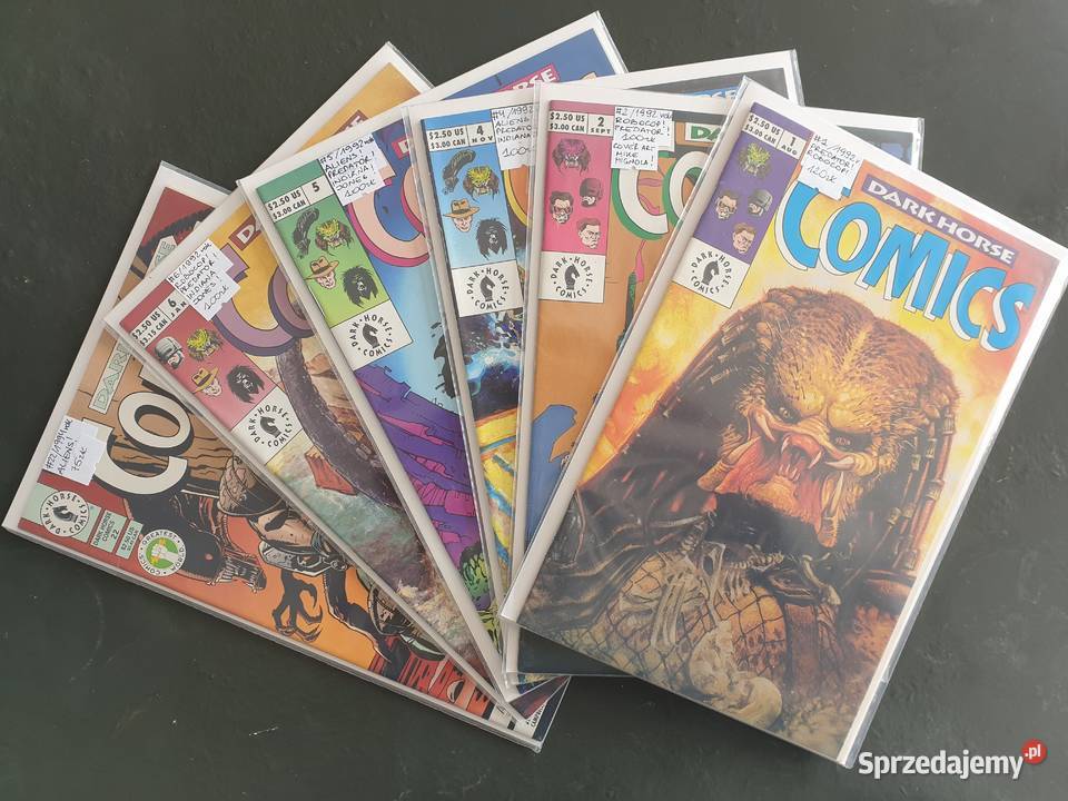Dark Horse Comics zestaw 6 komiksów USA 19921994 Gdynia