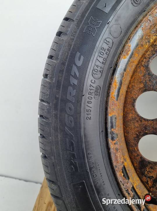 Jumpy Proace Vivaro KOŁO ZAPASOWE Zapas felga Średnica 17" Rudka sprzedam