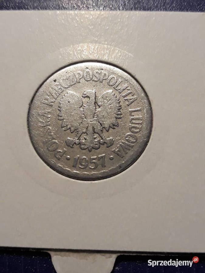 1 złoty 1957 r PRL 4 Konin