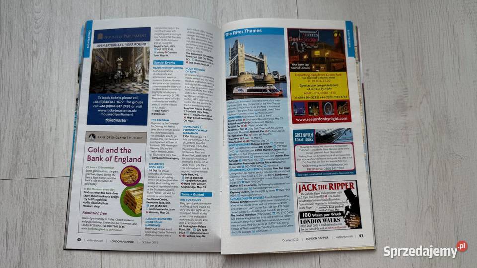 NOWA Książka język Angielski London Planner