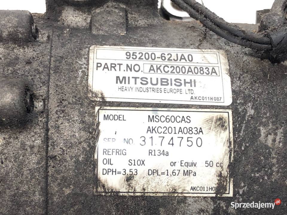 SPRĘŻARKA KLIMATYZACJI SUZUKI SWIFT III osobowe