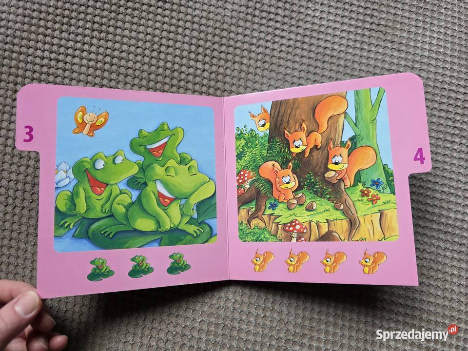 Liczby z Jerzym z ilustracjami Agaty Nowak Nauka czytania i liczenia Kraków