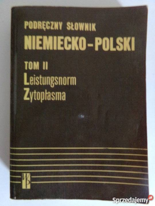 PODRĘCZNY SŁOWNIK POLSKONIEMIECKI TOM 1 warmińsko-mazurskie