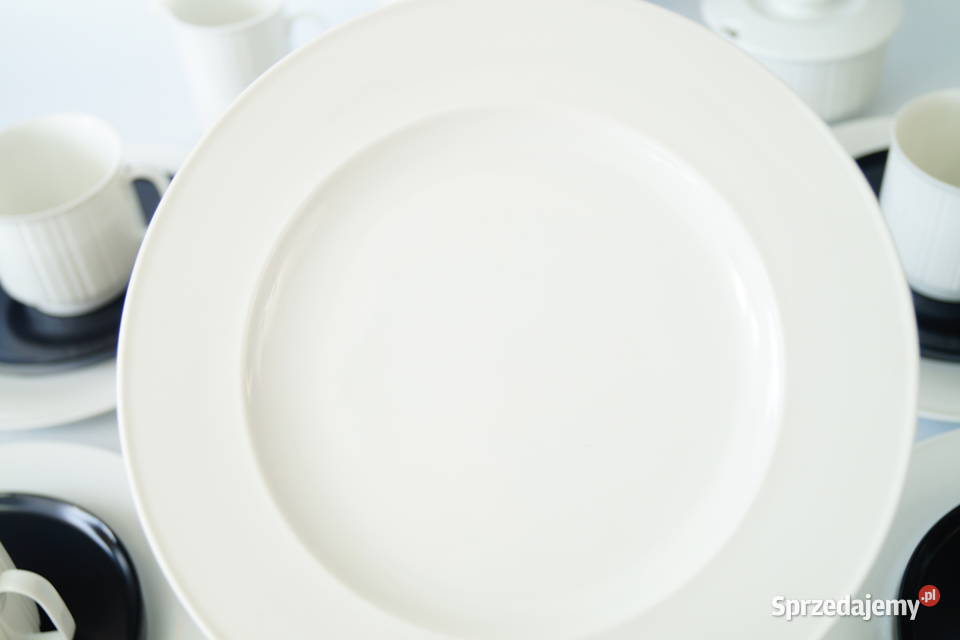 Rosenthal Tappio Wirrkala serwis do kawy czarno wielkopolskie Gizałki