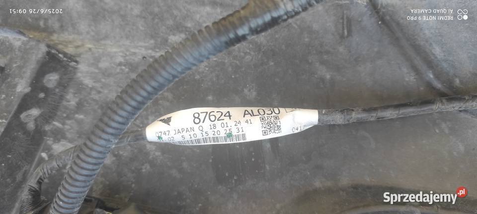 Subaru 87624AL030 Zestaw przewodów zderzaka śląskie