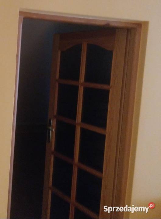 Sprzedam drzwi pokojowe 80 sosnowe LEWE UŻYWANE Owczarnia