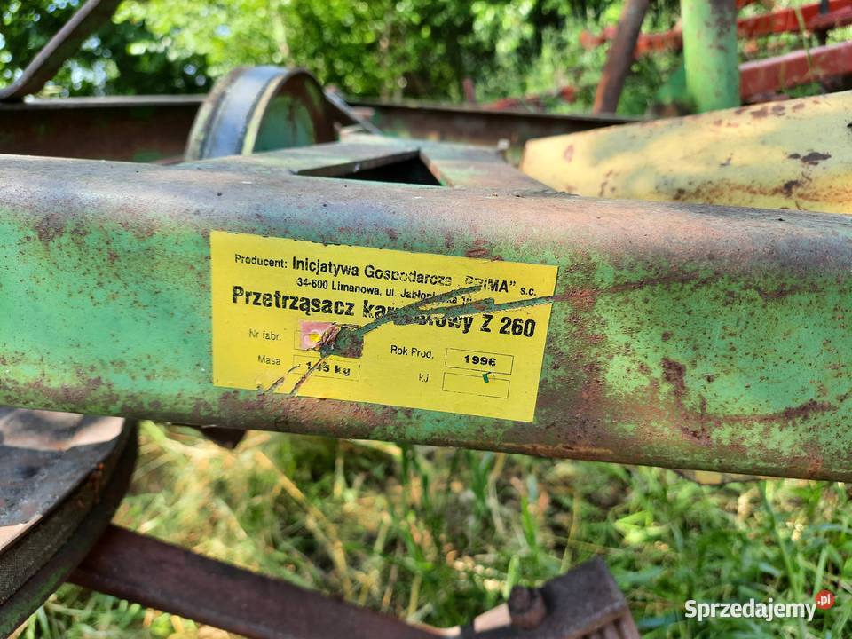 Przetrząsacz karuzelowy pająk 6 ramienny Bucze